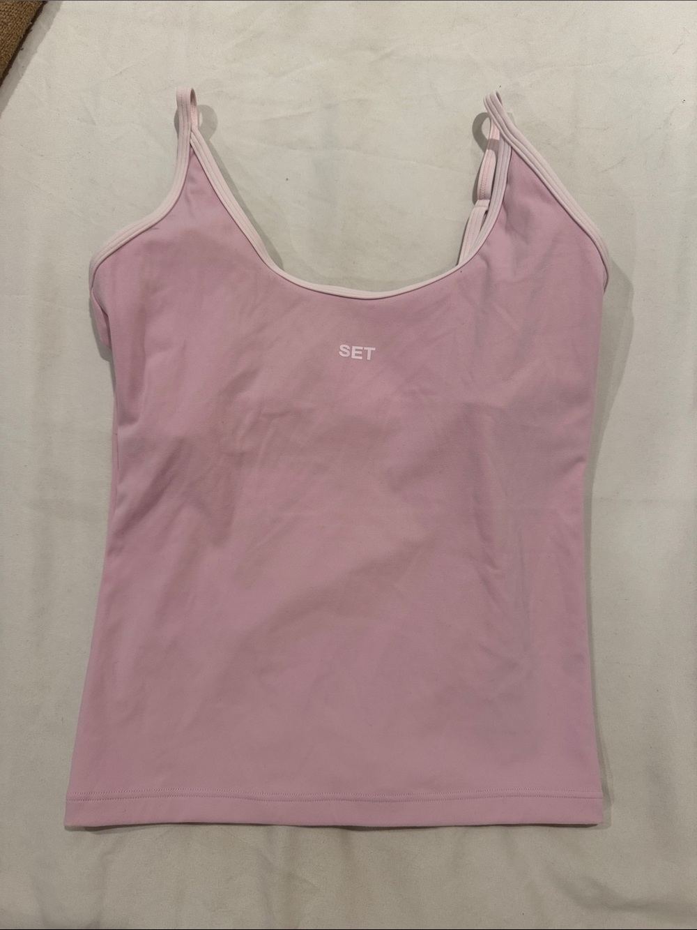 SET Active Sportbody Women's Light Pink Slim Tank Top